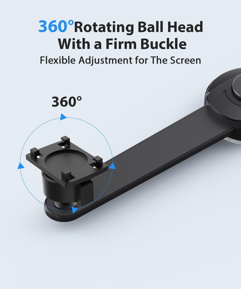 AUTO-VOX X8 Bracket Bendable Suction Cup Mount for Backup Camera, 360° Flexible Adjust Monitor,Strong Hold,1 Min Easy Install - Fits Solar 3A Plus / S4B / Solar5 / WF1 Screen - Image 3